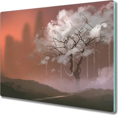 Produktbild von Coloray Schneidebrett Herdabdeckplatte 60x52 cm Kochplattenabdeckung Küchenbrett Hackbrett - Baum