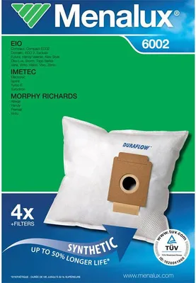 Produktbild von Menalux 6002 Staubbeutel Duraflow Weiß Standardpack