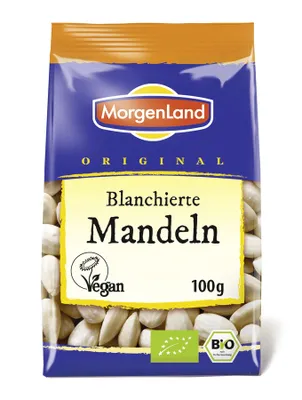 Produktbild von MorgenLand - Blanchierte Mandeln - 100g