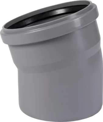 Image de Coude Osma HTB 15° DN 160 gris