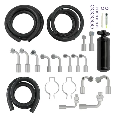 Produktbild von Universal 134a Klimaanlage AC Schlauch Kit mit 3 Schlauchanschluss & Trockner