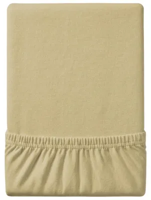 Obrázek produktu pro Jersey prostěradlo EXCLUSIVE krémové 140x200, Obrázek vytvořený pomocí AI