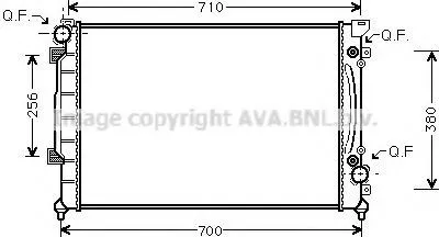 Produktbild von PRASCO AIA2157 Kühler Wasserkühler Motorkühler für AUDI A6 Avant (4B5, C5) A6 Limousine (4B2, C5)