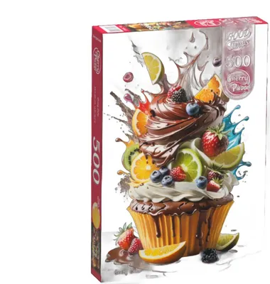 Zdjęcie produktu dla Puzzle 500 CherryPazzi Crazy Cake 20142