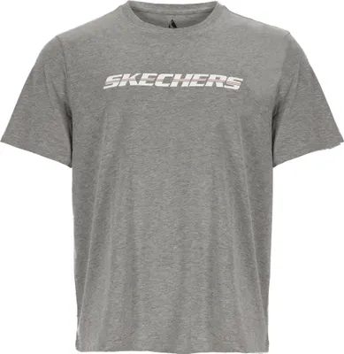 Produktbild von Skechers Herren T-Shirt SKECHERS STRIKETHROUGH TEE grau, Größe 3XL (TS72)