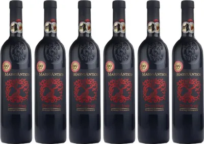 Produktbild von 6x Masso Antico Primitivo Salento Rotwein 14% Vol. 0,75L