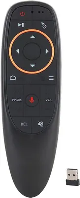 Zdjęcie produktu dla Bezprzewodowy pilot z funkcją głosową do telewizorów, komputerów i projektorów, czarny