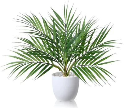 Zdjęcie produktu dla Sztuczna palma areca 40cm doniczka roślina dekoracyjna do salonu, sypialni, biura, łazienki