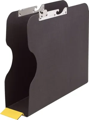 Produktbild von Pendelsammler A4 Hartpappe 80mm schwarz Packung mit 5 Stück
