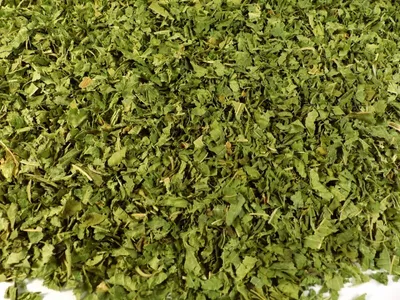 Produktbild von Naturideen® Zitronenverbene (Eisenkrautblätter duftend) geschnitten 50g – aromatische Blattqualität für Tee und Mischungen