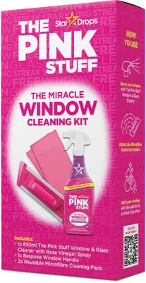 Obrázek produktu pro Čisticí sada "The Pink Stuff" na okna, 850 ml