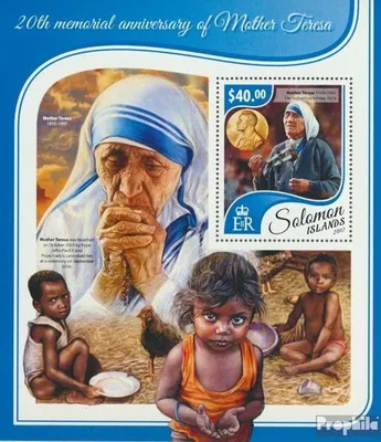 Produktbild von Briefmarken Salomoninseln 2017 Mi Block 698 (kompl. Ausg.) postfrisch Mutter Teresa