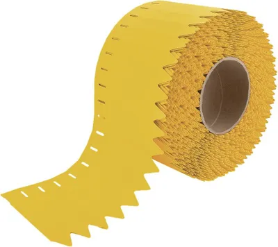 Image de CombiCraft étiquettes à piquer sur rouleau jaune - 120 x 25 mm - 2000 étiquettes