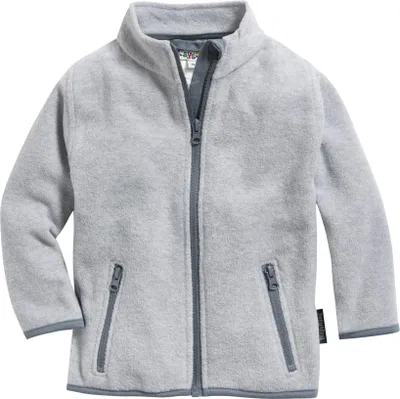 Produktbild von Playshoes - Fleecejacke für Kinder - Grau/Melange, 86