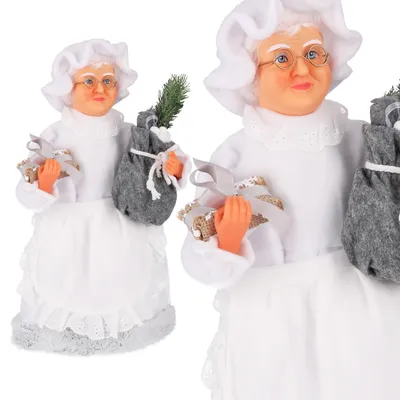Produktbild von Weihnachtsmann und Weihnachtsfrau Weihnachtsfigur Skandinavisch JUMIhome, KI-generiertes Bild