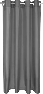 Produktbild von Gardine Alessia blickdicht mit Ösen ( 4cm ), Maße: 140x145cm, Farbe: Grau