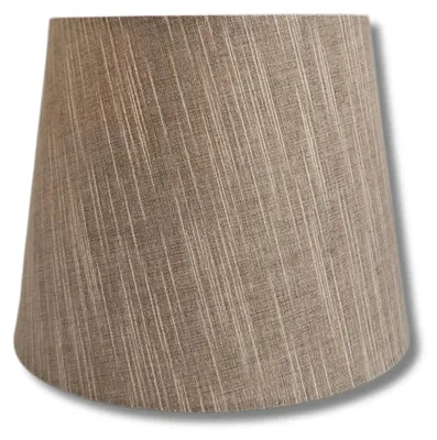Produktbild von Various Leuchten Lampenschirm in Hellbraun – E27 Stoff, rund, Ø 23 cm