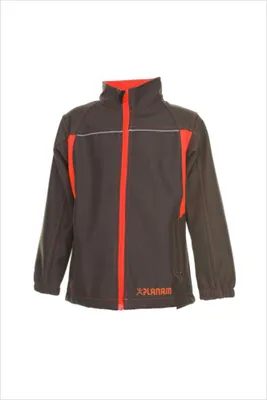 Produktbild von Planam Softshelljacke Kinder Gr. 158/164 oliv/orange