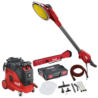 Produktbild von Flex Wand-/ Deckenschleifer Giraffe GE 6 R-EC + Papier + VCE 33 L AC + CLE 32 AS
