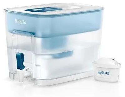 Image de Carafe filtrante Brita Marella XL bleue MaxtraPRO, capacité 3,5 L, dont 2,5 L d'eau filtrée.