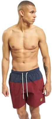 Immagine prodotto di Urban Classics - Costumi da bagno da uomo TN159 (M) (blu navy/rosso bordeaux)