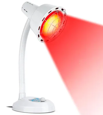 Produktbild von 275 W Infrarotlampe für Zuhause & Kosmetikstudio – Einstellbar 40–100 °C, 360° verstellbar, Wärme für Muskeln & Gelenke, ABS & Edelstahl