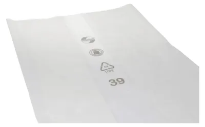 Produktbild von Kunststoffsack 950l LD-PE transp.60 µm B900/600xL1800mm 20St./Karton DEISS