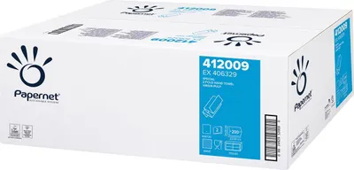 Produktbild von Papernet Papierhandtuch 412009 2lg. Z 22x24cm ws 20x200 Bl./Pack.