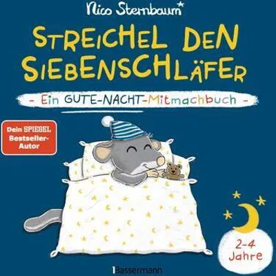 Image de Streichel den Siebenschläfer - Ein Gute-Nacht-Mitmachbuch. Für Kinder ab 2 Jahren