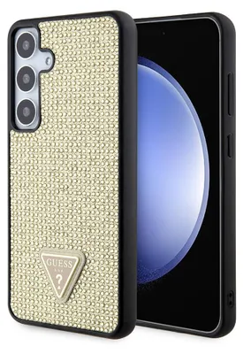 Obrázek produktu pro Guess Rhinestone Triangle - Pouzdro Samsung Galaxy S24+ (Zlaté)