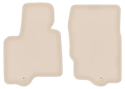 Productafbeelding van Velours voormatten voor Infiniti QX70 2008-2017 (SUV) – 2-delig, beige, op maat – Wielganizator FORTUNA