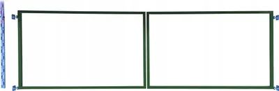 Obrázek produktu pro Brána RAMA pro latě a panely 120 cm Zelená RAL6005 | latě RAMKA