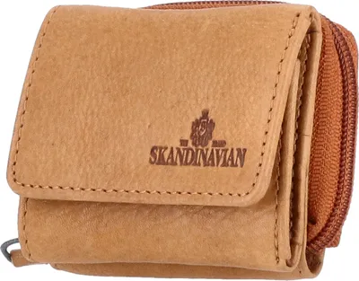 Produktbild von The Skandinavian Brand Damen Leder Geldbörse - Cognac : Cognac Farbe vom Hersteller: Cognac