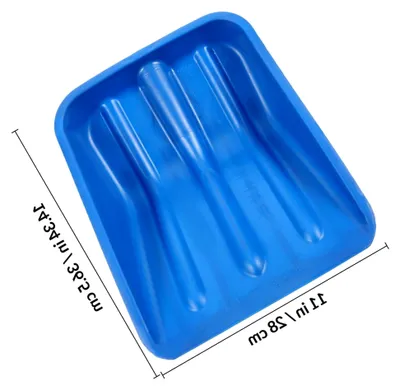 Produktbild von Ersatz-Schneeschaufelkopf aus robustem Kunststoff für die Schneeräumung und Eisentfernung