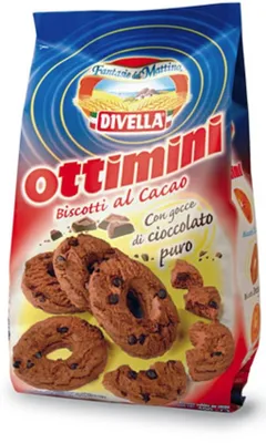 Zdjęcie produktu dla Ciastka Ottimini Classici Cacao 400g - Divella