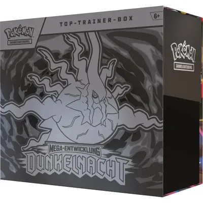 Produktbild von Pokémon Sammelkarten|Pokémon|Amigo Pokémon-Sammelkartenspiel: Top-Trainer-Box Mega-Entwicklung - Dunkelnacht
