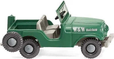 Produktbild von Jeep W&W Holzbau, Wik001103, Maßstab1/87, Wiking