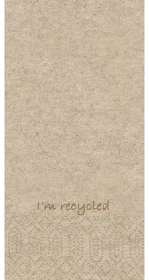 Produktbild von Duni Tissue Servietten 33 x 33cm I´m Recycled 2 lagig 300 Stück