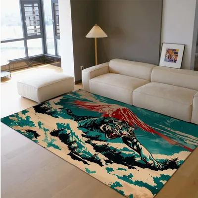 Productafbeelding van Wasbaar Antislip Tapijt 100 x 150 cm voor Woonkamer