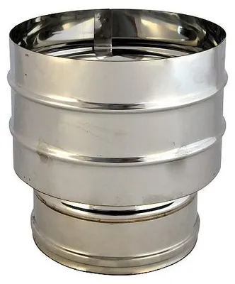 Productafbeelding van Winddichte, dubbelwandige buis met diameter 80/130 mm