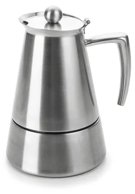 Kaffeekanne Spresso Hyperluxe, 6 Tassen, Edelstahl 18/10, satiniert