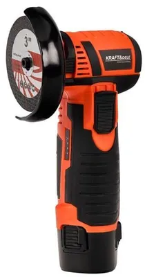 Obrázek produktu pro Akumulátorová bezuhlíková úhlová bruska KRAFT&DELE KD3161, 2× 12 V