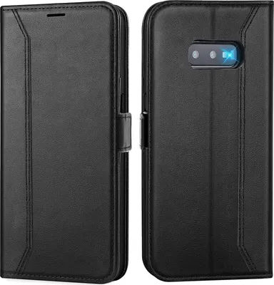 Immagine prodotto di Custodia per cellulare per Samsung Galaxy S10e cover flip case pieghevole cover protettiva, nero