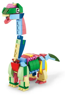 Obrázok produktu pre Sada stavebnice dinosaurov, 12 figúrok