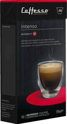 Produktbild von Caffesso Intenso 10 ks - 100% kompatibilné kapsuly do kávovarov Nespresso, DeLonghi a Krups