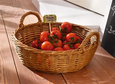 Produktbild von große Schale aus Weide, natur, Ø 47 cm, Obstkorb, Dekokorb, Weidenkorb, Flechtkorb