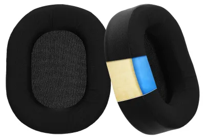 Produktbild von kwmobile 2x Kunstleder Ohr Polster für Corsair HS55 Ohrpolster - Ersatz Ohrpolster - Kopfhörer Ersatzteile - Kopfhörer Ersatzpolster mit Cooling