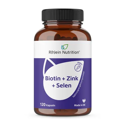 Immagine prodotto di Biotina+Zinco+Selenio per pelle capelli e unghie 120 Capsule
