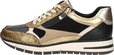 Produktbild von Marco Tozzi Sneakers Laag  Sneakers Laag - Goudkleur - Maat 39