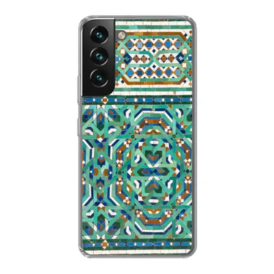 Produktbild von MuchoWow® Handyhülle Schutzhülle Hülle für Samsung Galaxy S22 Eine traditionelle marokkanische Mosaikdekoration Silikon Softcase Handy Hülle - Mobiltelefonhülle